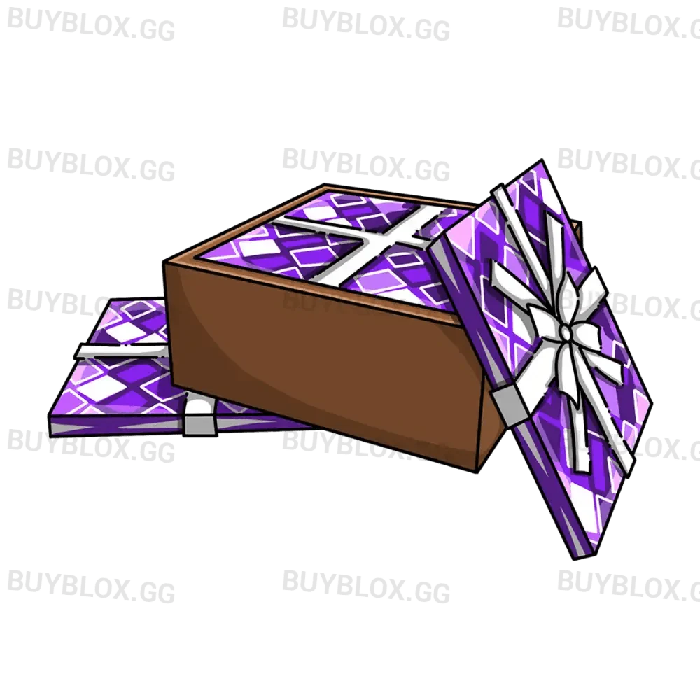 Box of Purple Wrapping Paper - Murder Mystery 2