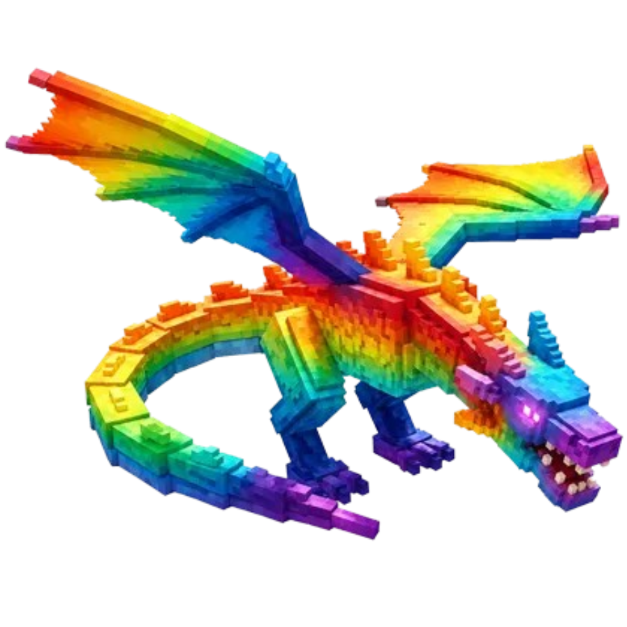 Rainbow Black Dragon