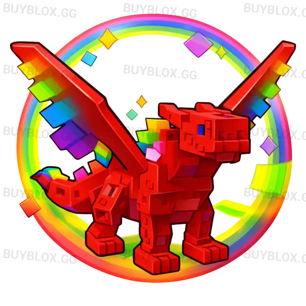 Rainbow Frost Dragon - Grow a Garden