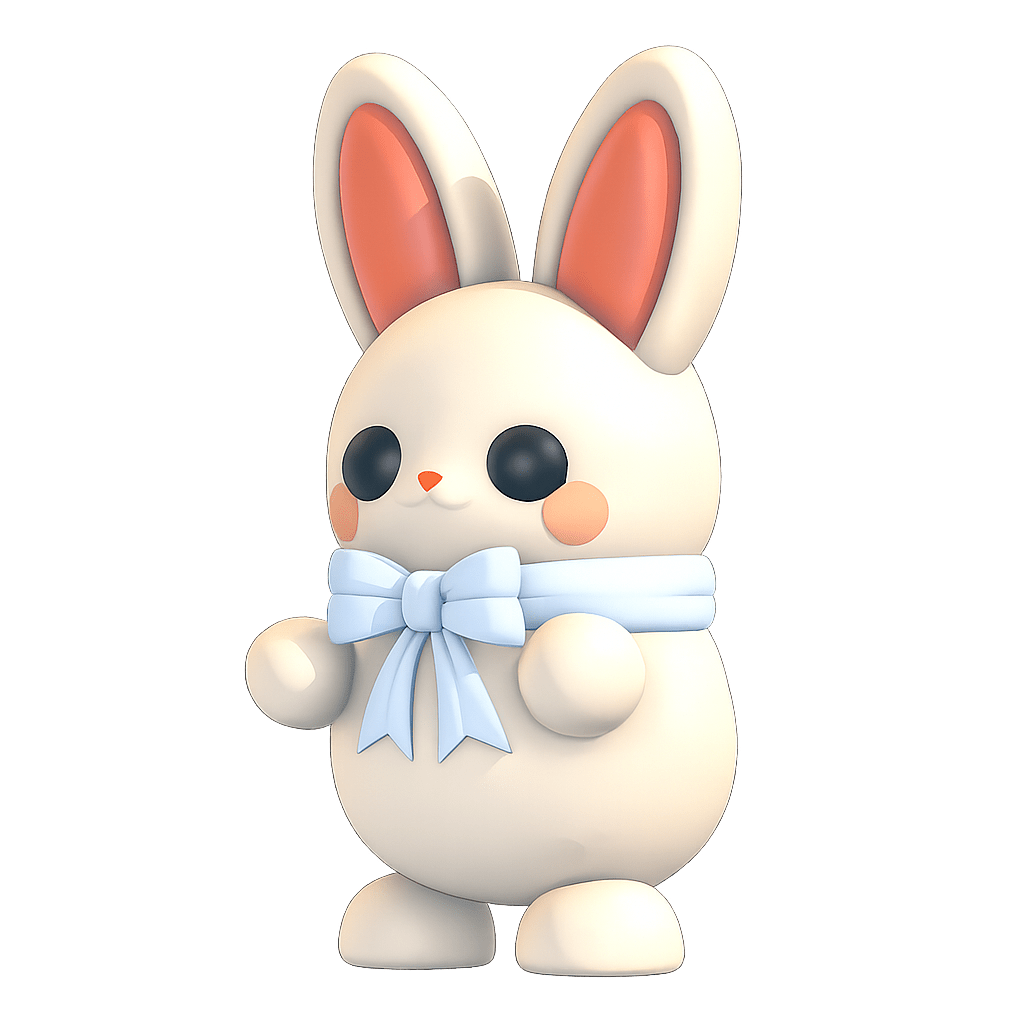 White Choccybunny - Adopt Me