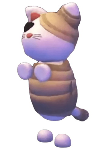 Halloween White Mummy Cat