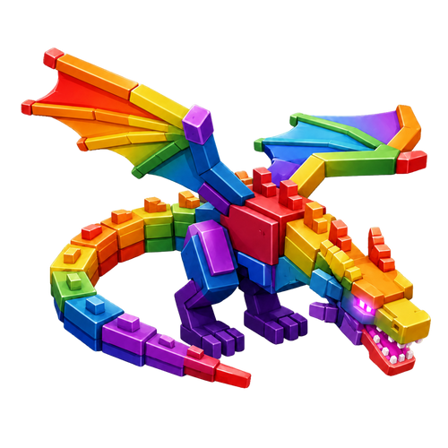 Rainbow Black Dragon