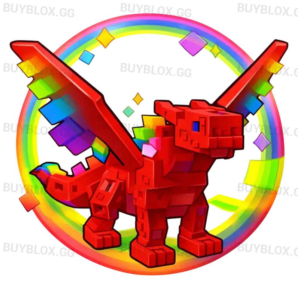 Rainbow Frost Dragon - Grow a Garden