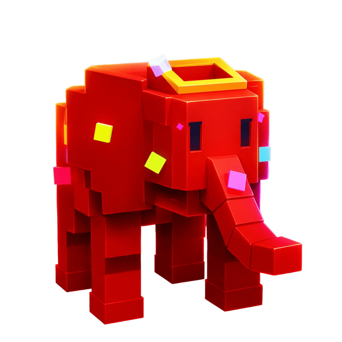 Rainbow Hatched Carnival Elephant - Grow a Garden